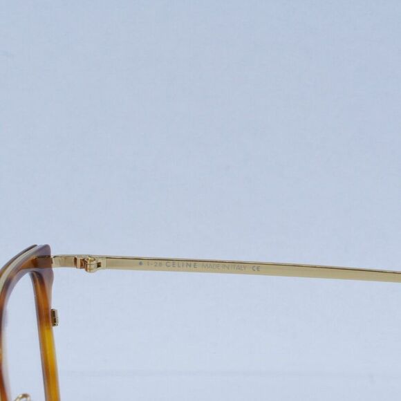 🕶️ New Celine CL50002U 055 Eyeglasses - Havana Gold Frame - Picture 7 of 10
